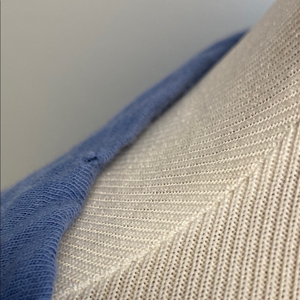 Aerie Gray Ribbed Long Sleeve Blouse - Picture 7 of 9